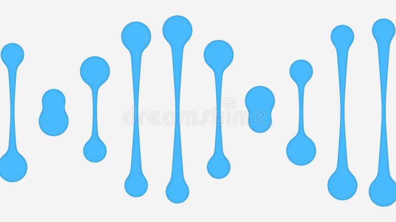 Ilustração simples da molécula do ADN ilustração do vetor