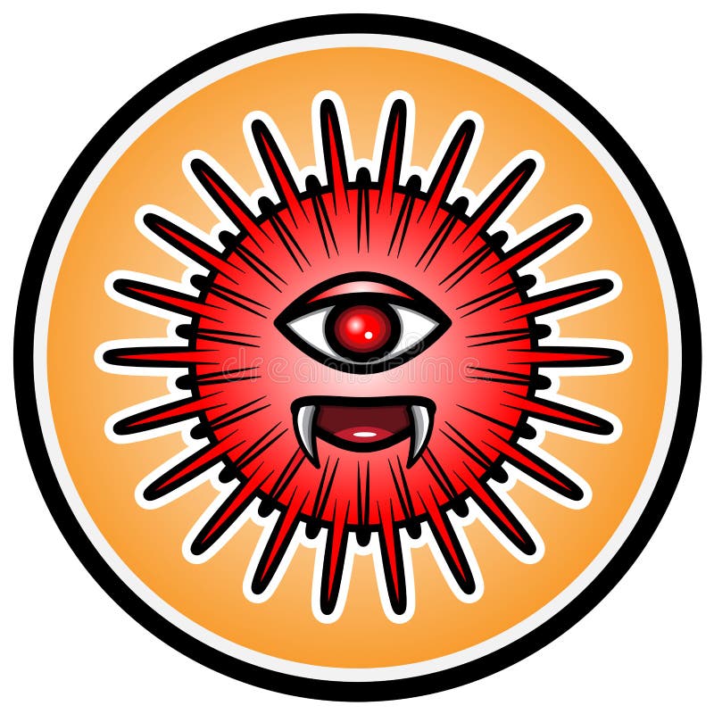 Ilustração vetorial de um vírus pandêmico denominado corona