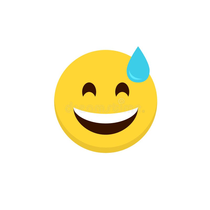 Ilustrație emoji iconvector. emoticoji galben zâmbitor. vector illustration