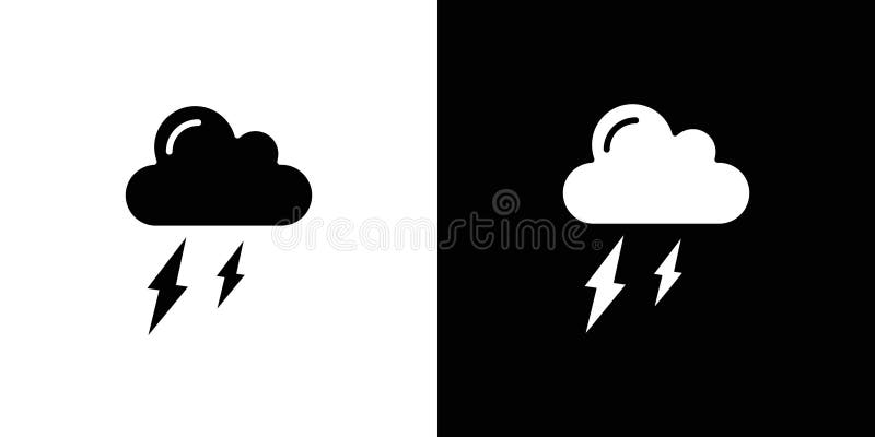 Ilustrație grafică cu pictogramă fulger stock illustration