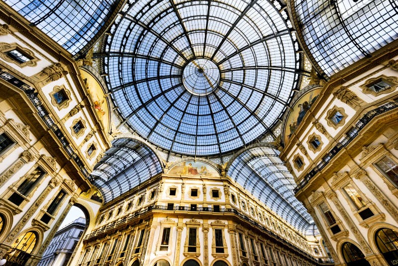 Im Herzen von Mailand, Italien lizenzfreie stockfotos Im Herzen von Mailand, Italien lizenzfreie stockfotos