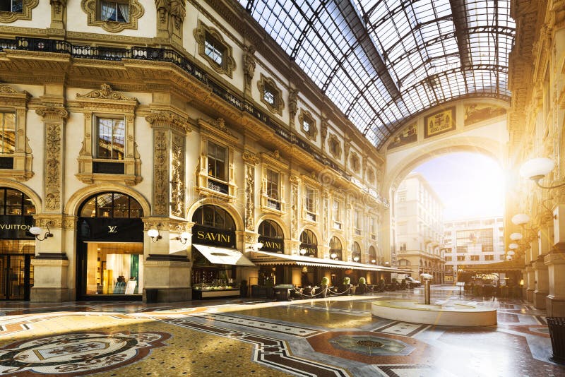 Im Herzen von Mailand, Italien lizenzfreie stockfotos Im Herzen von Mailand, Italien lizenzfreie stockfotos