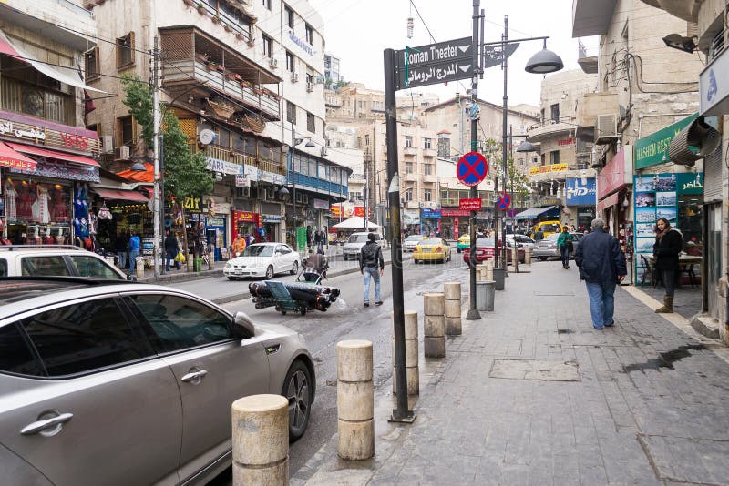 Im Stadtzentrum gelegenes Amman, Jordanien