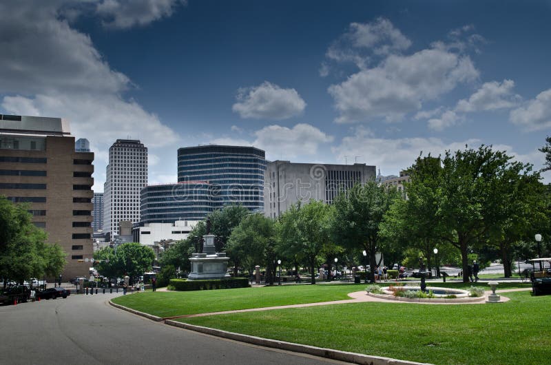 Im Stadtzentrum gelegenes Austin stockfotografie Im Stadtzentrum gelegenes Austin stockfotografie