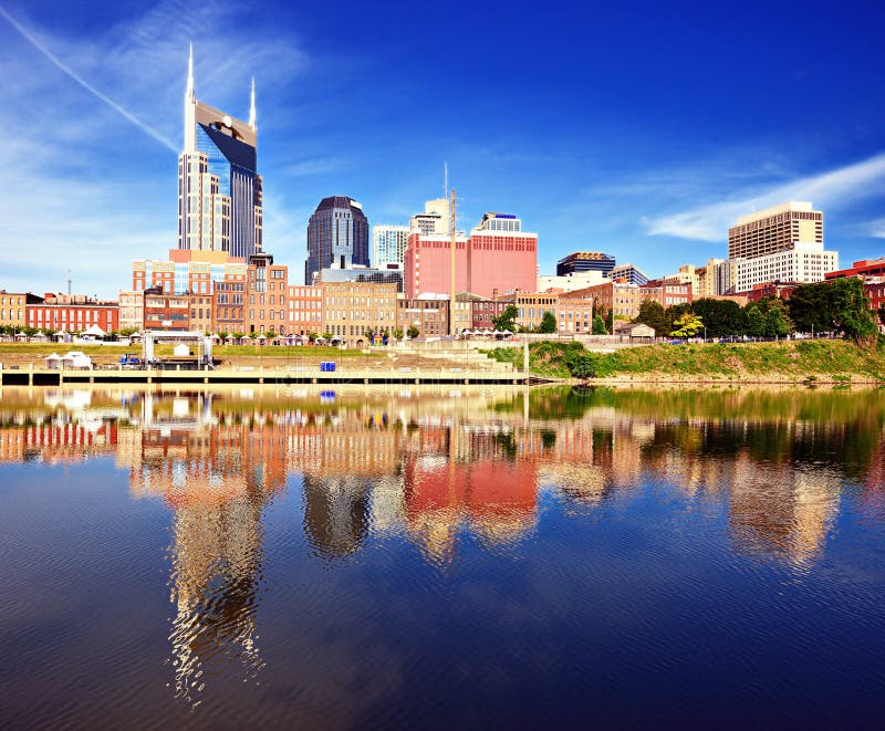 Im Stadtzentrum gelegenes Nashville lizenzfreie stockfotos Im Stadtzentrum gelegenes Nashville lizenzfreie stockfotos