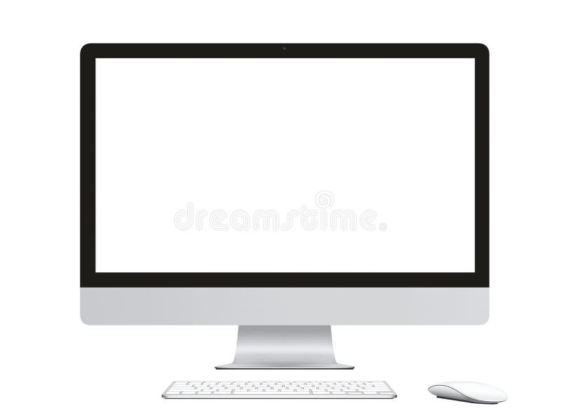 Download IMac Computer Wireless Keyboard And Mouse Mockup Stock Image - Image of apple, background: 73121209