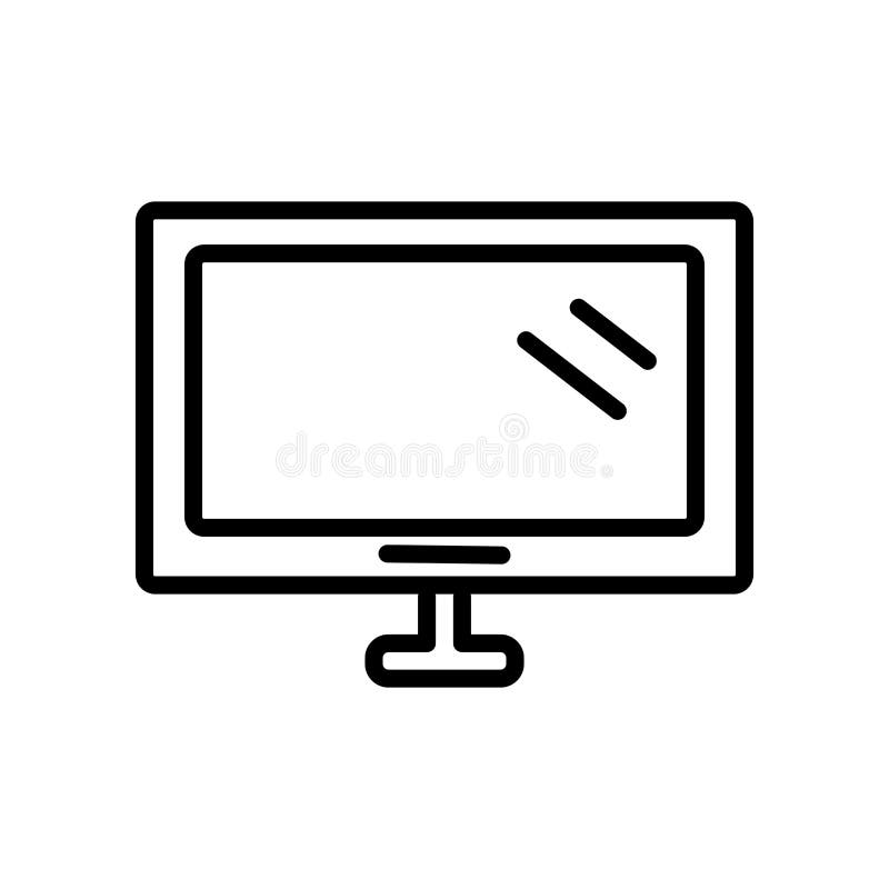 Imac Outline Stock Illustrations – 240 Imac Outline Stock Illustrations,  Vectors & Clipart - Dreamstime