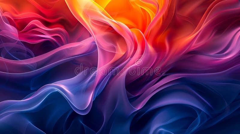 Image abstraite colorée de l'eau courante image libre de droits