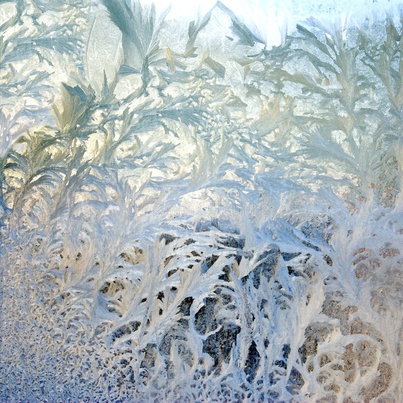 Image abstraite de gel d'hiver photographie stock Image abstraite de gel d'hiver photographie stock
