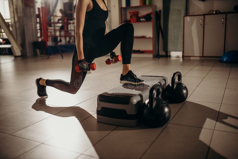 Beautiful sportive woman in gym royalty free stock image Beautiful sportive woman in gym royalty free stock image