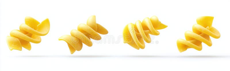 In this image, the background is white, but there is depth of field, and the pasta is uncooked royalty free stock photo