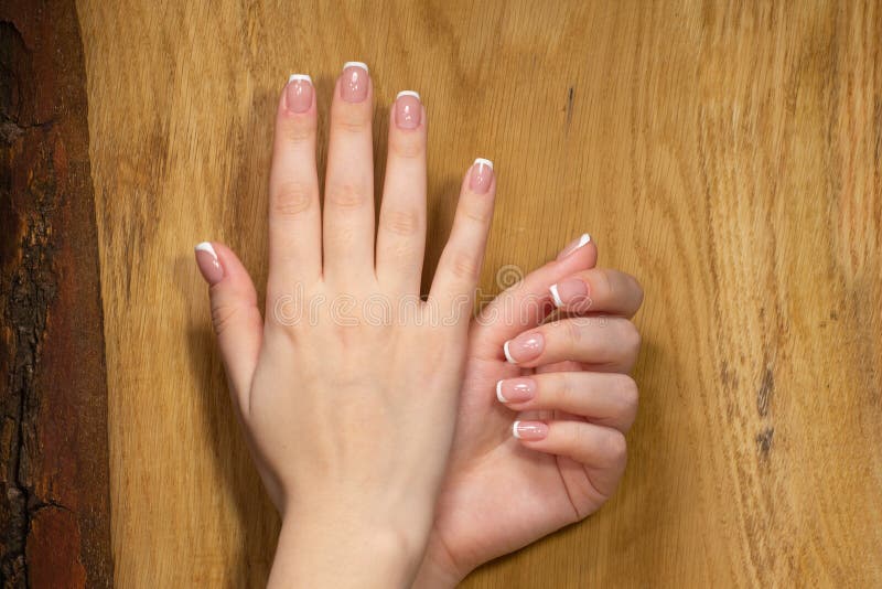 Image of Beautiful Hands with Beautiful Nails Female Hands with Nail