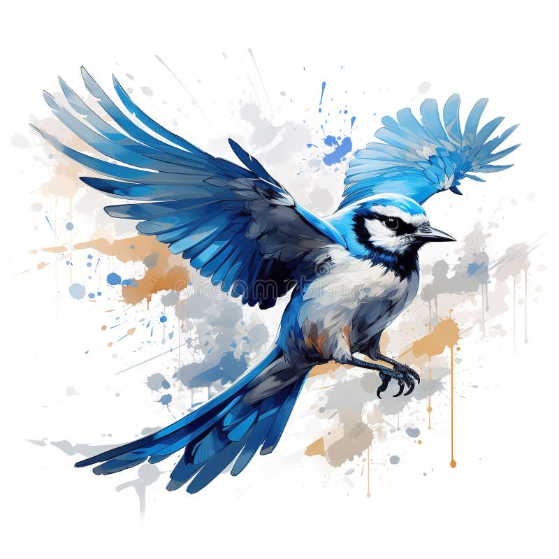 150+ Blue Jay Flying Illustrations, Royalty-Free Vector Graphics