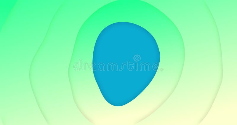 Image of blue hole and green pattern waving background. Shape, colour, pattern and movement concept digitally generated image