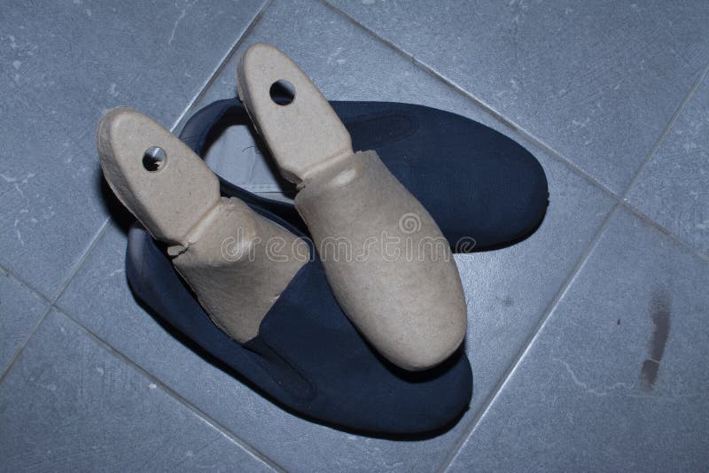 Cardboard Shoe Tree or Insert Accessory Stock Photo Image of boot, fashion 237591804