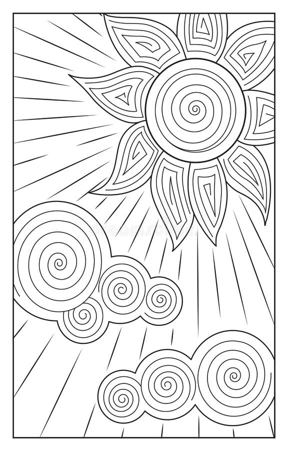 sunbeams coloring pages