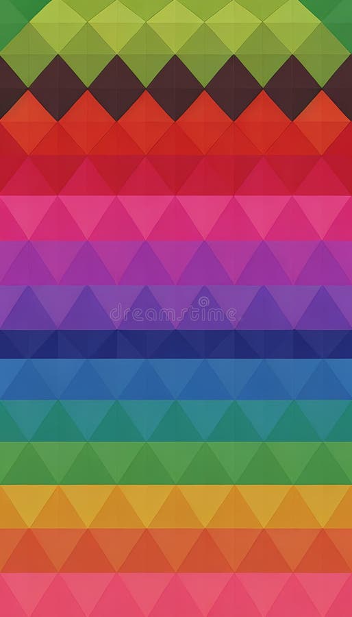 An image of a colorful geometric pattern. AI-Generative vector illustration