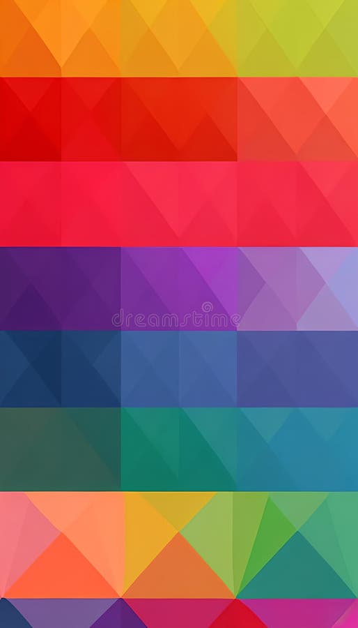 An image of a colorful geometric pattern. AI-Generative vector illustration