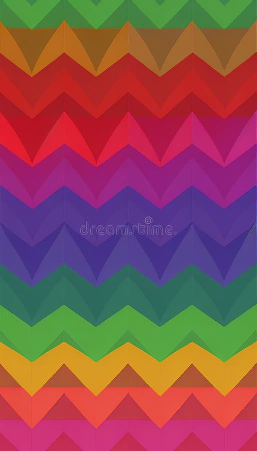 An image of a colorful geometric pattern. AI-Generative royalty free illustration