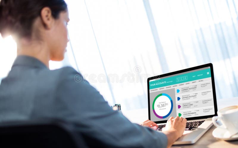 Image composée d'image graphique de site Web de compte bancaire photographie stock Image composée d'image graphique de site Web de compte bancaire photographie stock