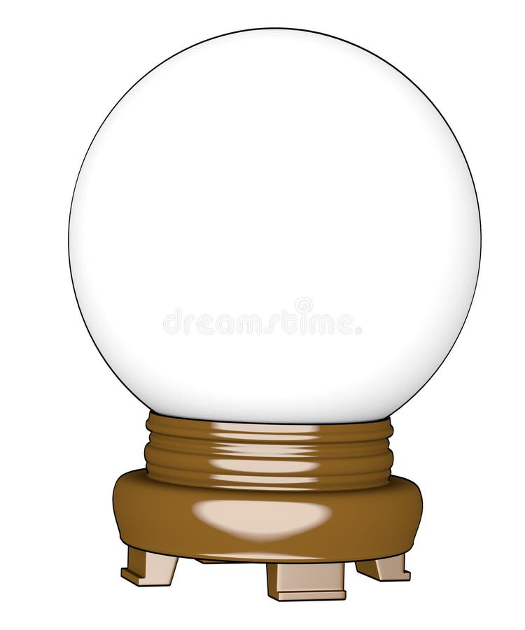 Image of crystal ball stock illustration. Image of image - 35780303