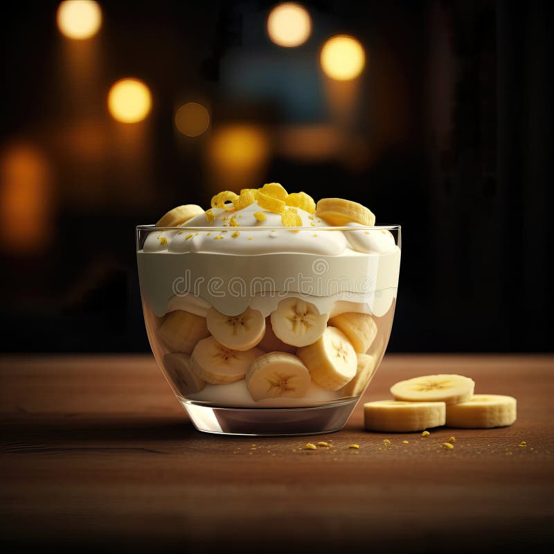 Banana Pudding Stock Illustrations 641 Banana Pudding Stock