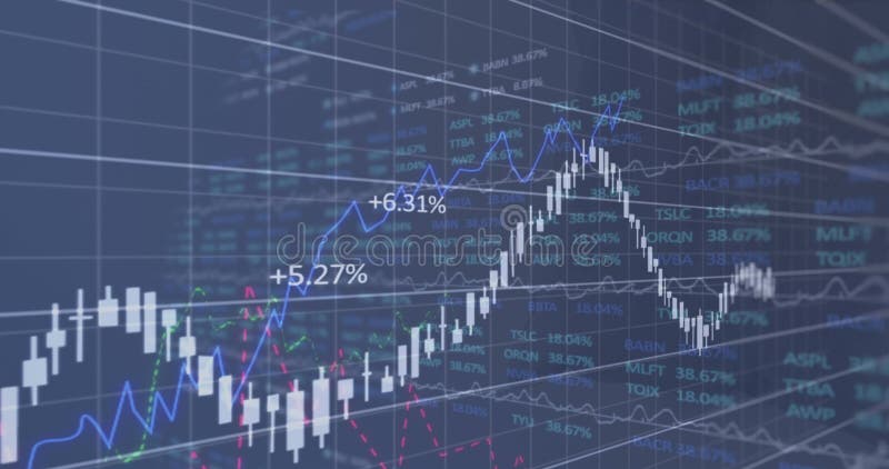 Image data processing over grid stock image