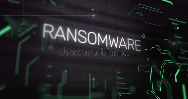Image of data processing with ransomware text and computer circuit board on black background. Global technology, computing, online security and digital interface concept digitally generated image. Coding text hacker concept stock images, royalty-free photos and pictures