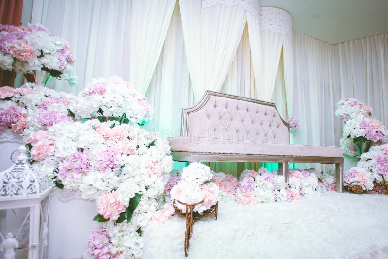 Image of a Decoration at a Malay Wedding. Stock Image - Image of