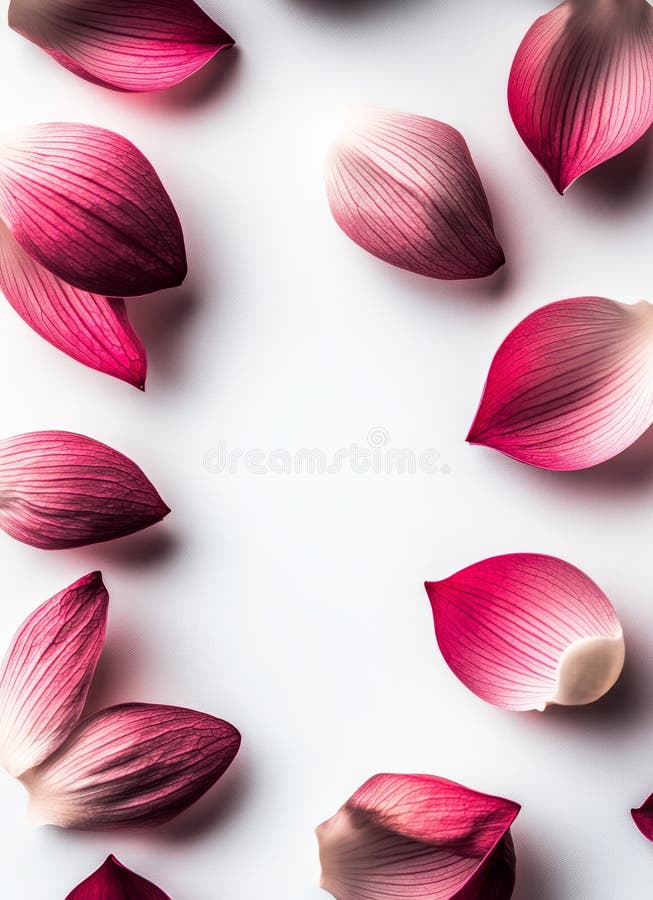 The image depicts a close-up view of a pink flower on a white background, with a close-up of a pink flower on a white royalty free stock image
