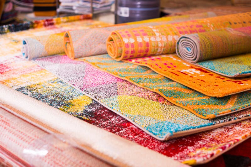Image of Different Roll Carpet Stock Image Image of decor, decorate