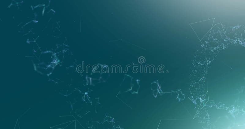 Image of dna structure spinning over glowing blue background vector illustration