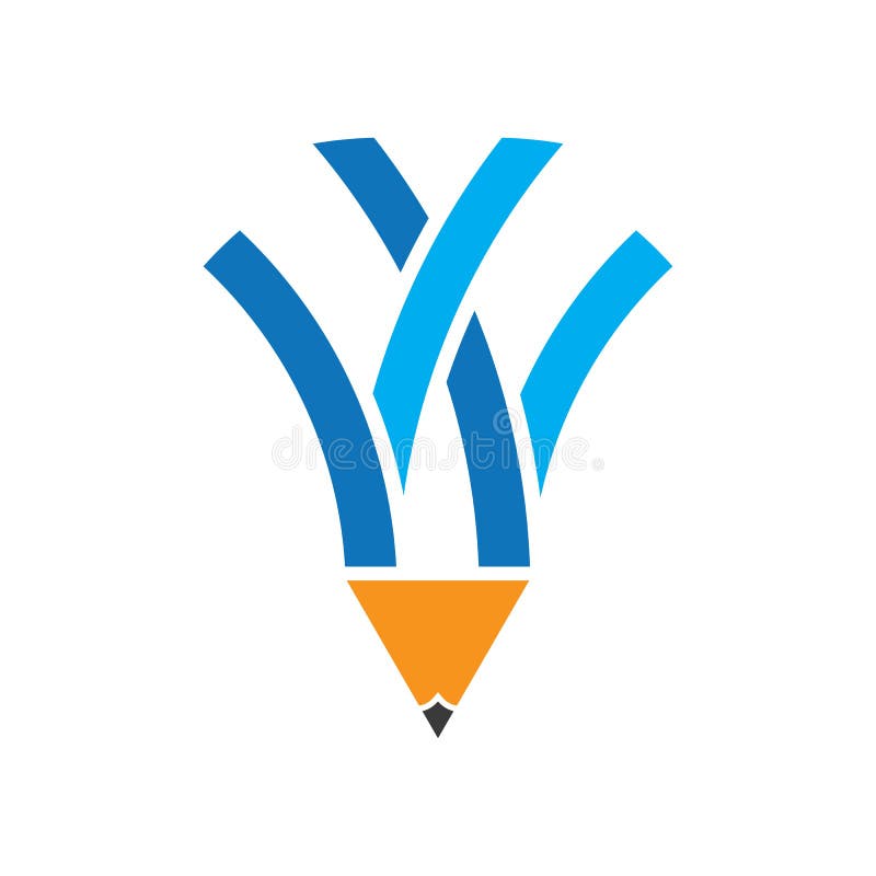 Image du logo du crayon illustration de vecteur. Illustration du fond 236626641