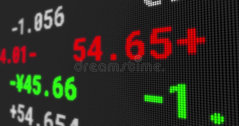 Image of stock exchange display board with numbers changing on black. global business finance concept digitally generated image. Image of stock exchange display board with numbers changing on black. global business finance concept digitally generated image.