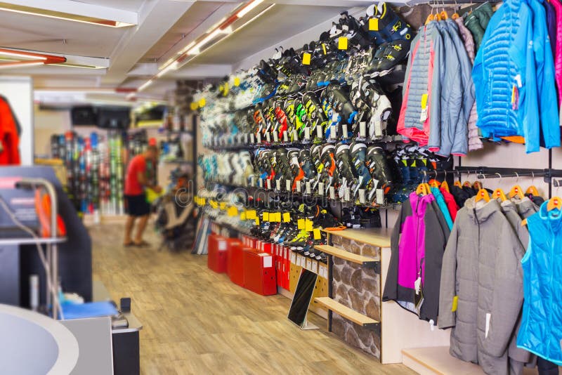 Image of New Equipment for Skiing Stock Image Image of sale