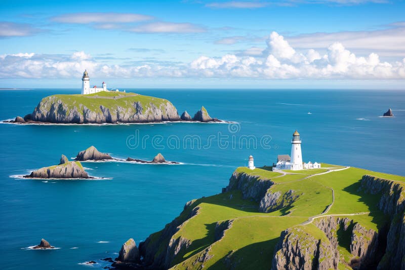 Fastnet Lighthouse Cape Clear West Cork Ireland.