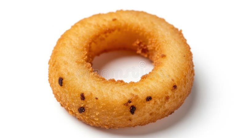 This image features a single plain doughnut with a hole in the center, isolated on a transparent background. The doughnut has a light golden-brown color and a slightly textured surface. The image is designed to be SEO-friendly and suitable for various digital applications. Doughnut isolated illustrations