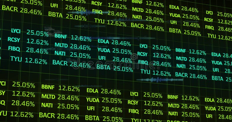 Image financial stock financial data processing royalty free illustration