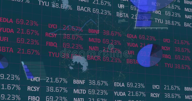 Image financial stock financial stock financial stock financial data processing vector illustration