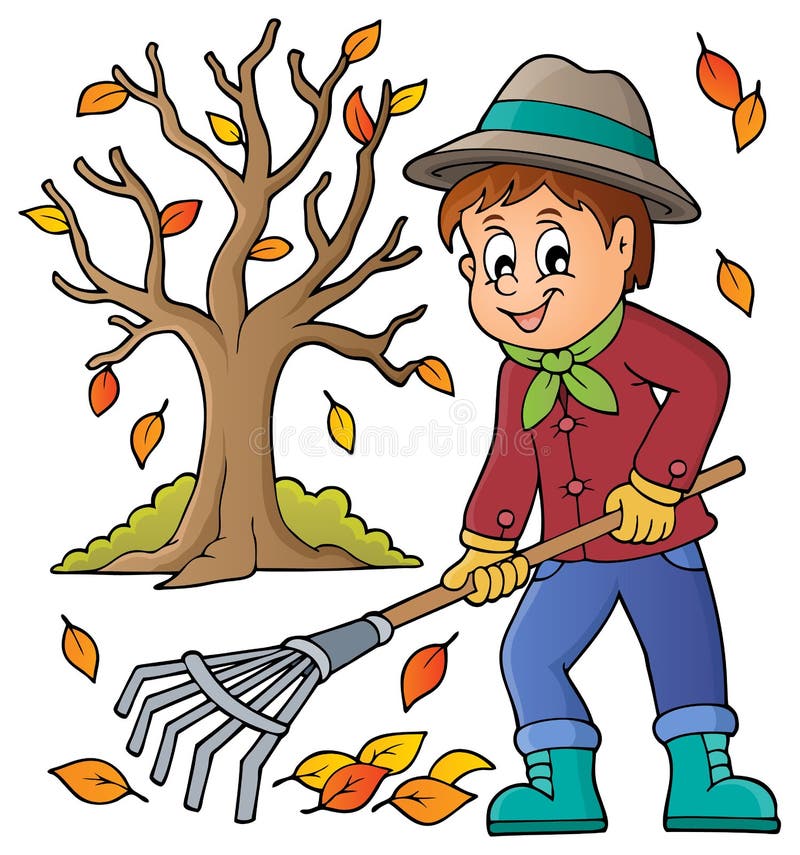 Image with Gardener Theme 3 Stock Vector - Illustration of autumn ...