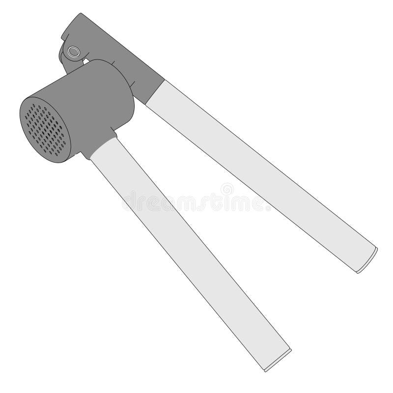 Image of garlic press stock illustration. Illustration of toon 38747508