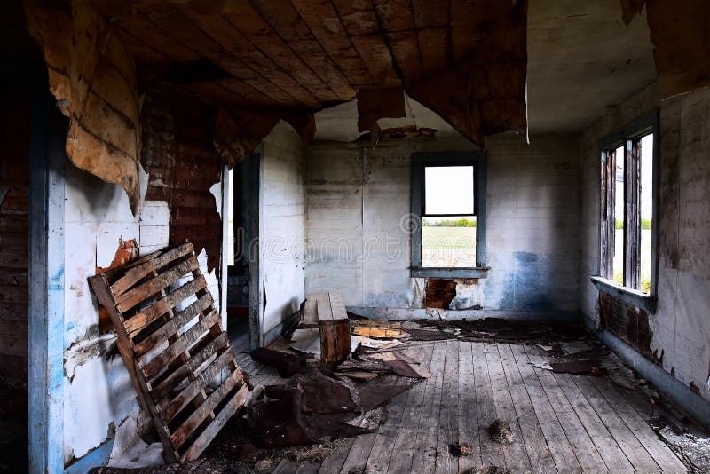 Abandoned House Interior stock photography Abandoned House Interior stock photography