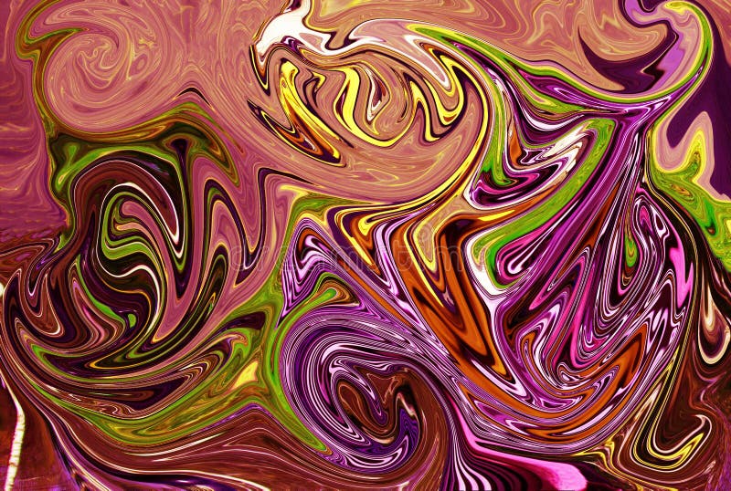 Image layers for walls and storefronts in the form of abstraction 3D special effects stock illustration