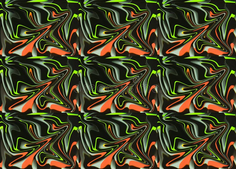 Image layers for walls and storefronts in the form of abstraction 3D special effects royalty free illustration