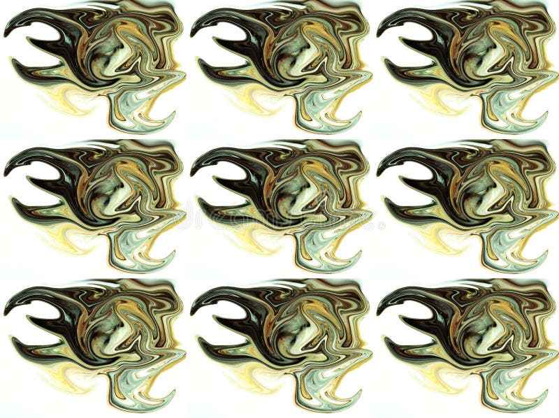 Image layers for walls and storefronts in the form of abstraction 3D special effects stock illustration
