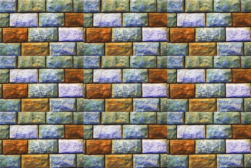Image layers for walls and storefronts in the form of abstraction 3D special effects vector illustration