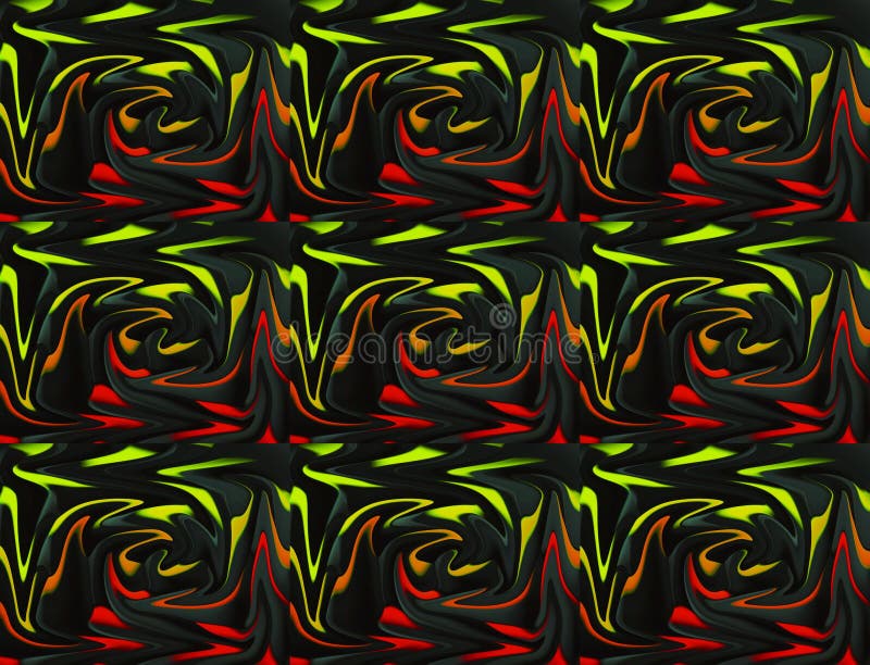 Image layers for walls and storefronts in the form of abstraction 3D special effects royalty free illustration
