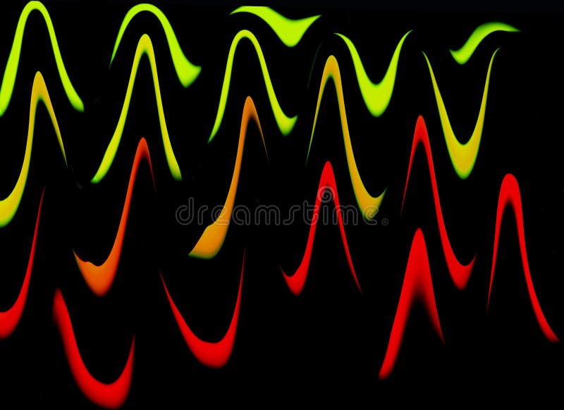 Image layers for walls and storefronts in the form of abstraction 3D special effects royalty free illustration