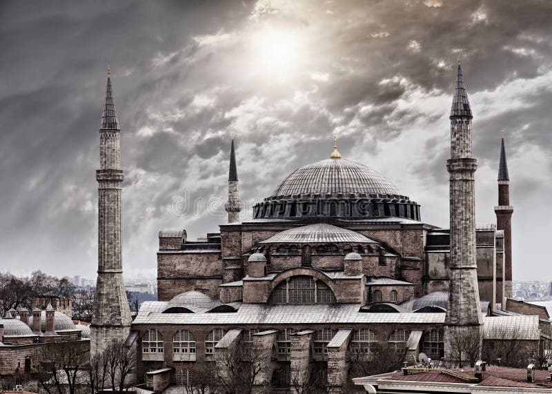 Image of the majestic Hagia Sophia in Istanbul, Turkey. Image of the majestic Hagia Sophia in Istanbul, Turkey.