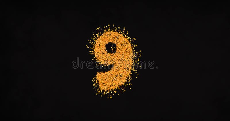 Image of new year\'s eve countdown and fireworks exploding on black background vector illustration